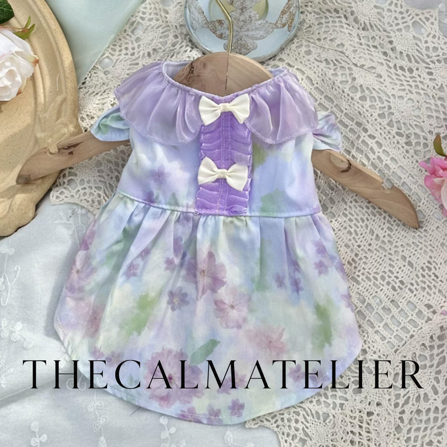 Lilac Glow Pet Dress