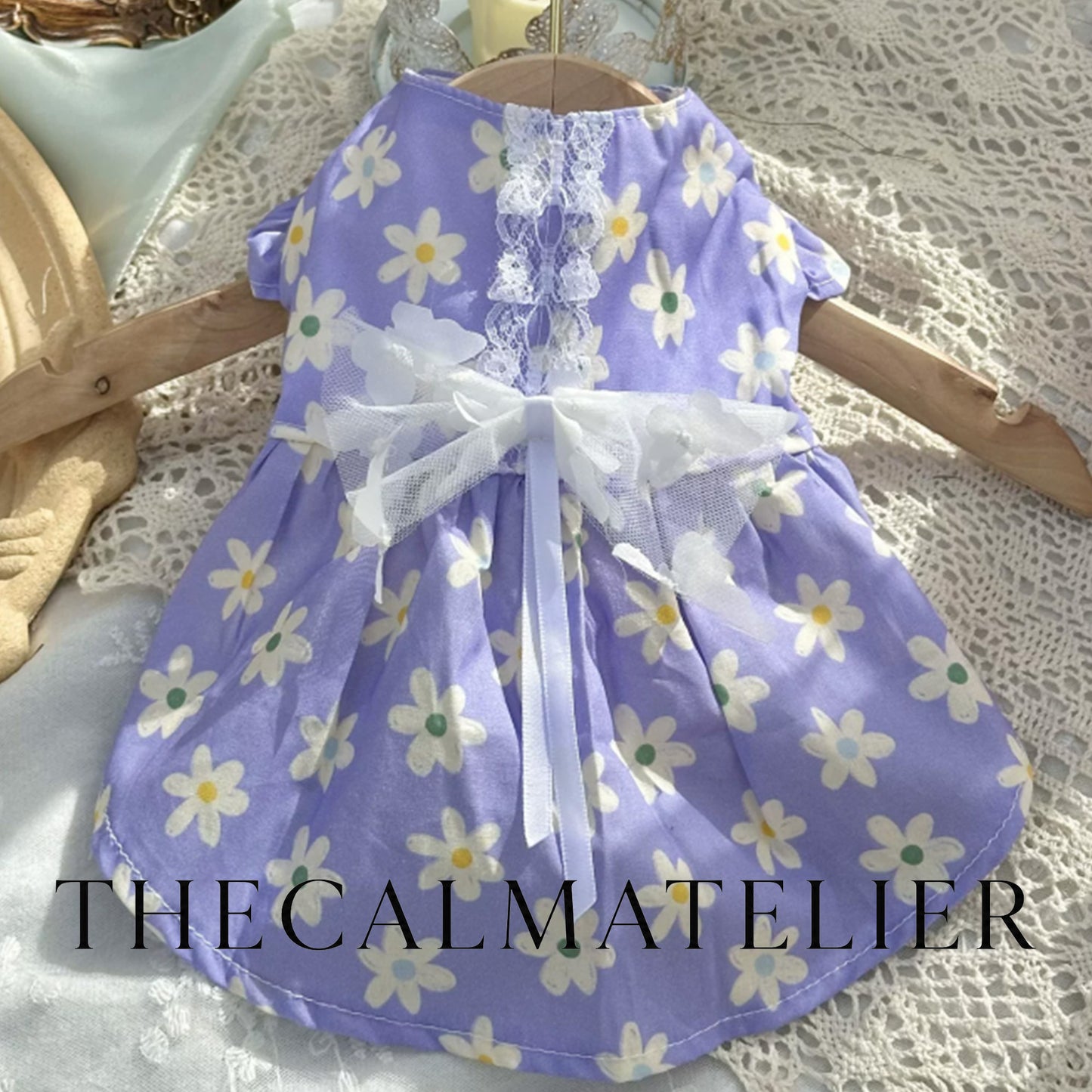 Amethyst Tea Party Pet Dress