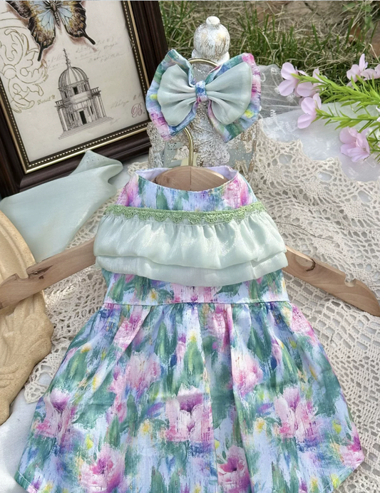 Mint Aurora Pet Dress
