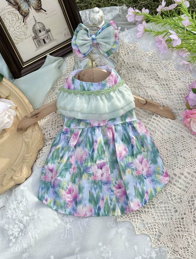 Mint Aurora Pet Dress