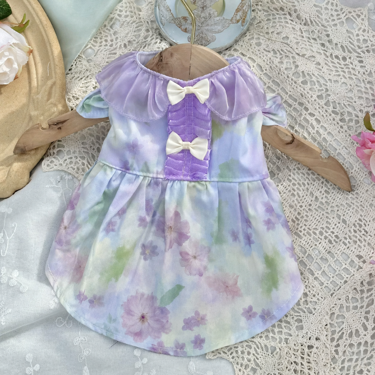 Lilac Glow Pet Dress