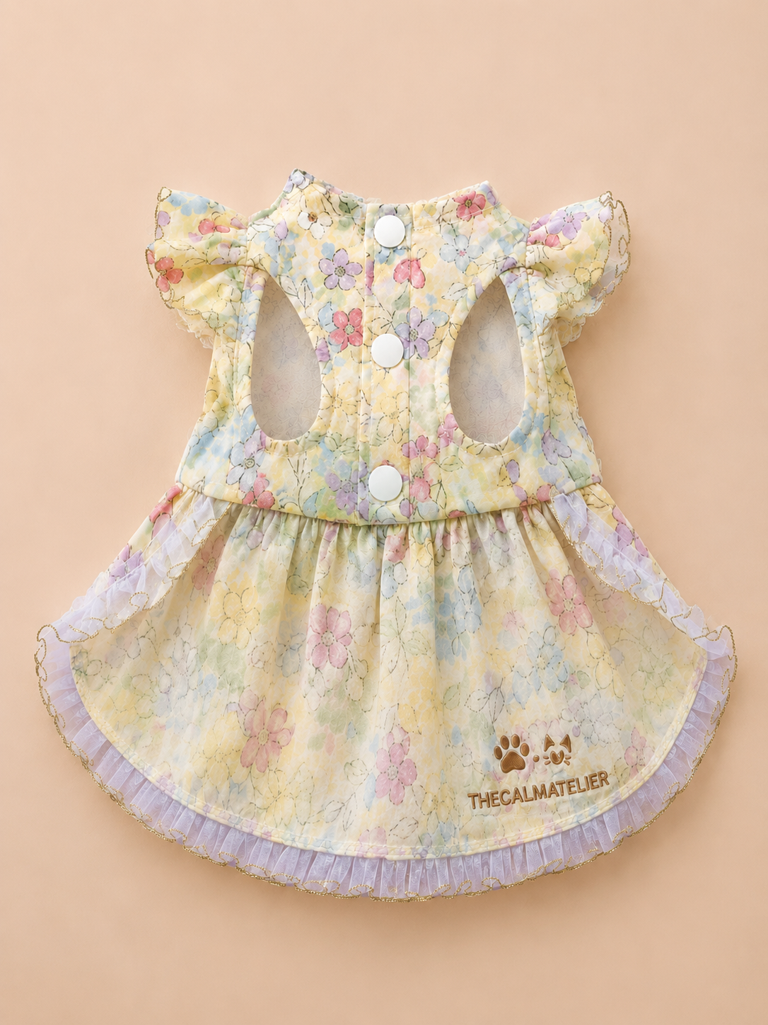 Golden Meadow Ribbon Dress