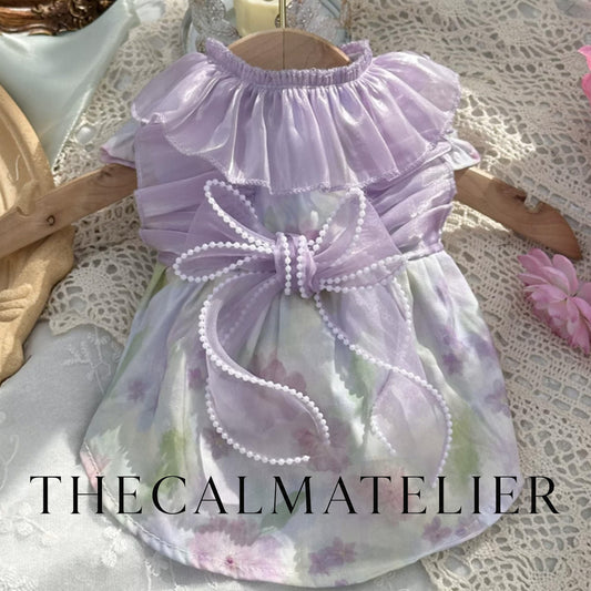 Lavender Starlight Pet Dress
