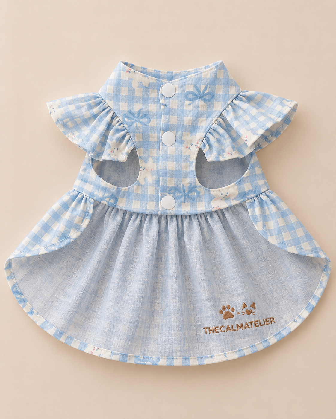 Vintage Bunny Check Pet Shirt