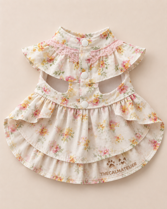 Apricot Meadow Pet Dress