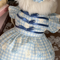 Vintage Bunny Check Pet Shirt