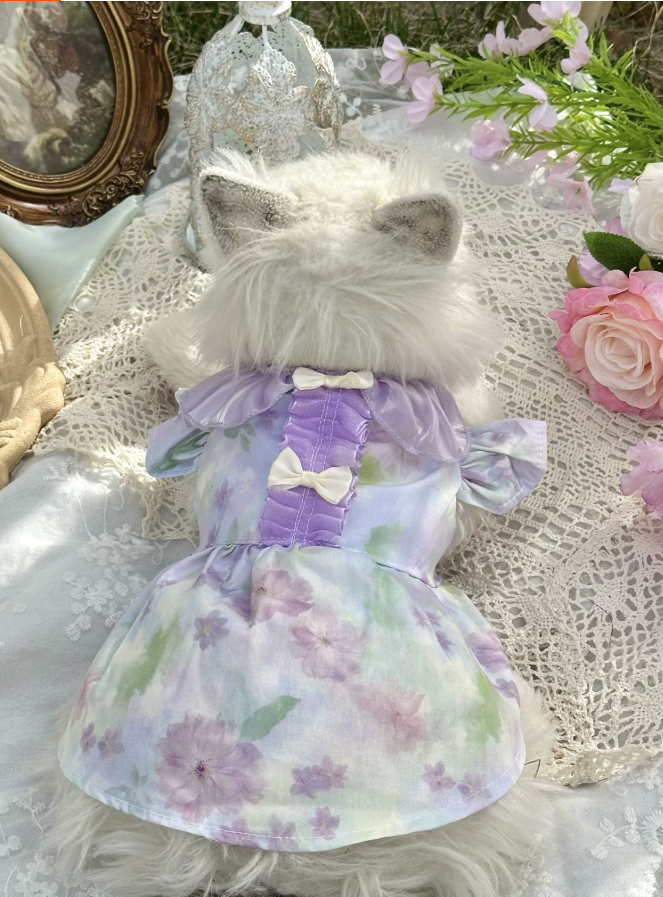 Lilac Glow Pet Dress