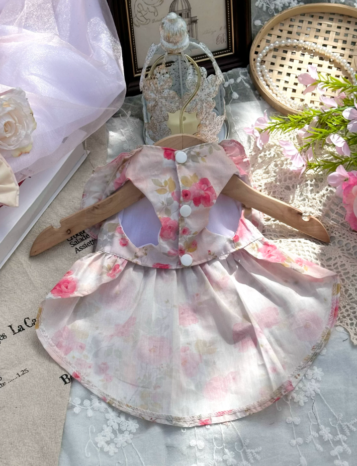 Daisy Collar Pet Dress