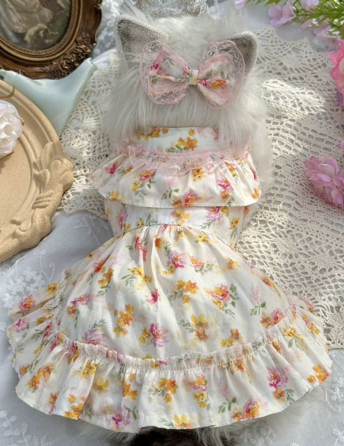 Apricot Meadow Pet Dress