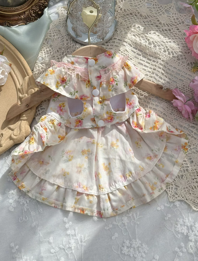 Apricot Meadow Pet Dress