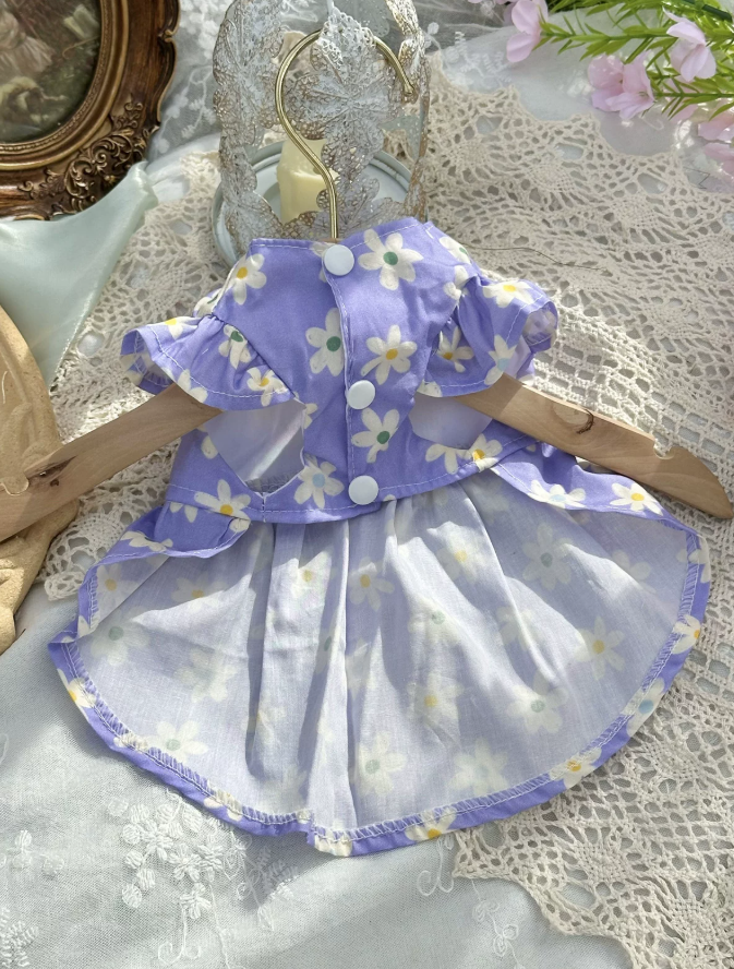 Amethyst Tea Party Pet Dress