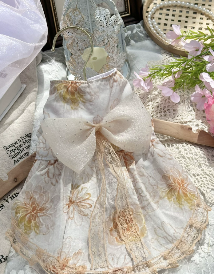 Golden Mist Pet Dress