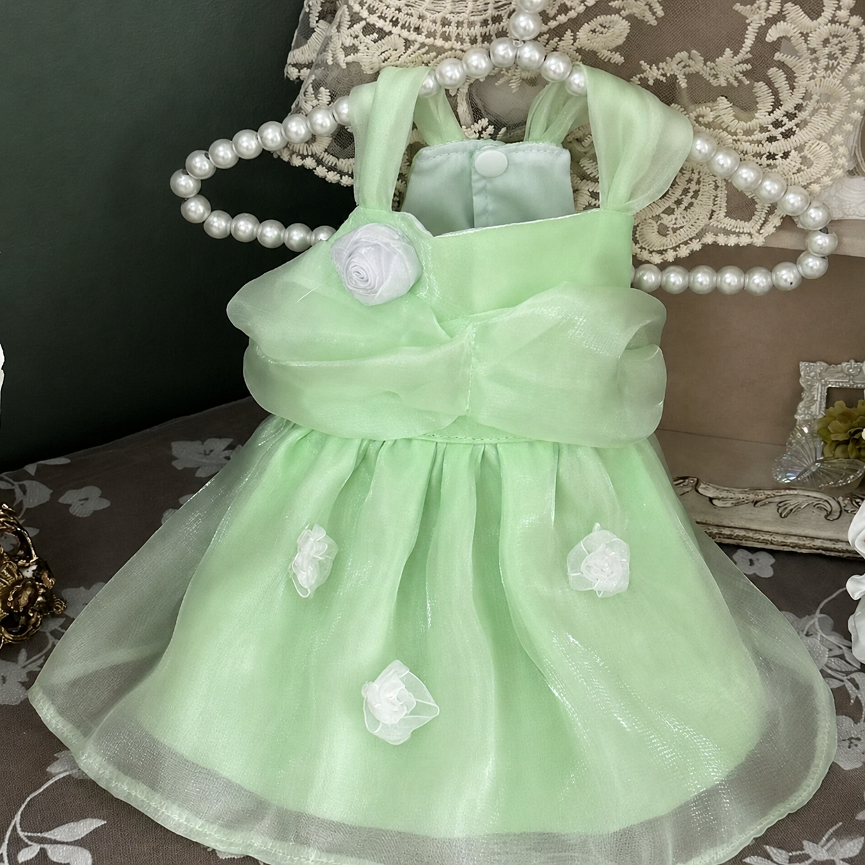 Apple Glow Tulle Dress