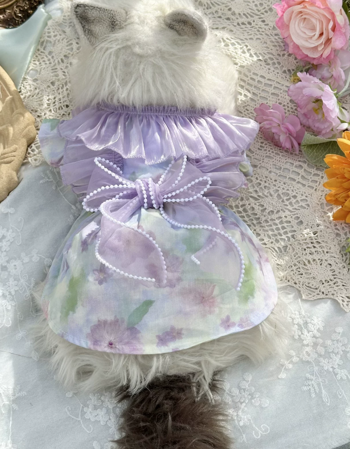 Lavender Starlight Pet Dress
