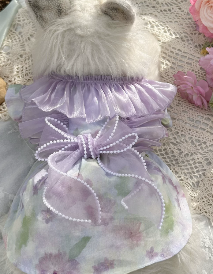 Lavender Starlight Pet Dress