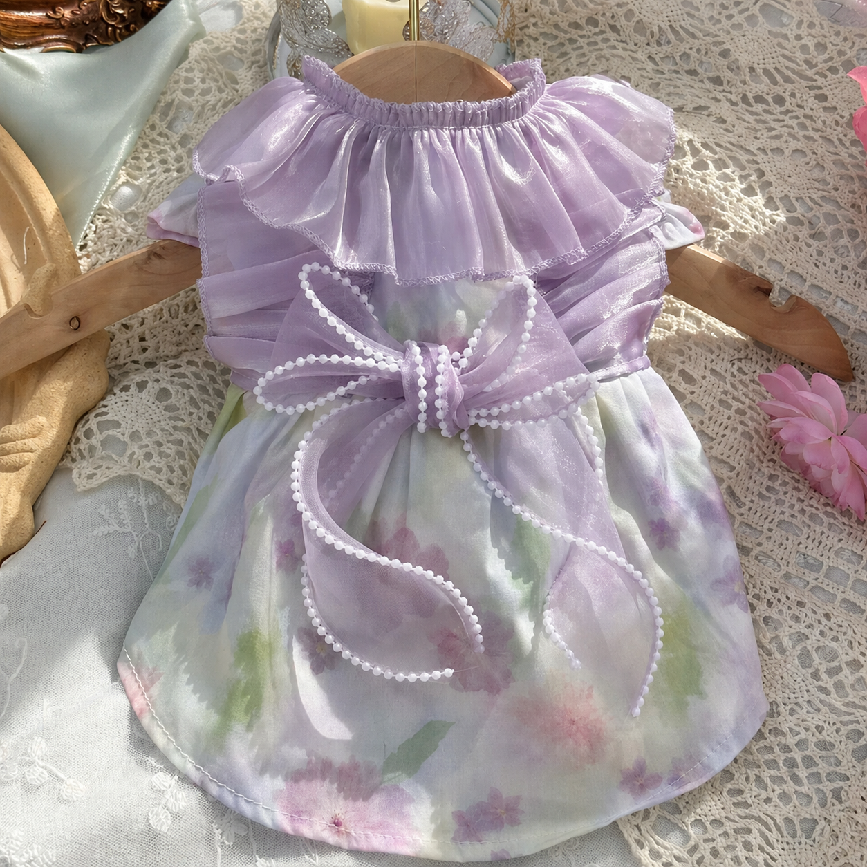 Lavender Starlight Pet Dress