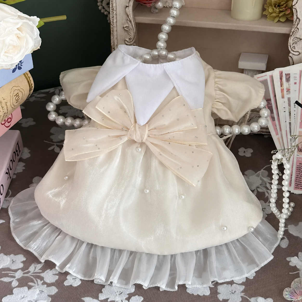 Pearl Garden Party Dress